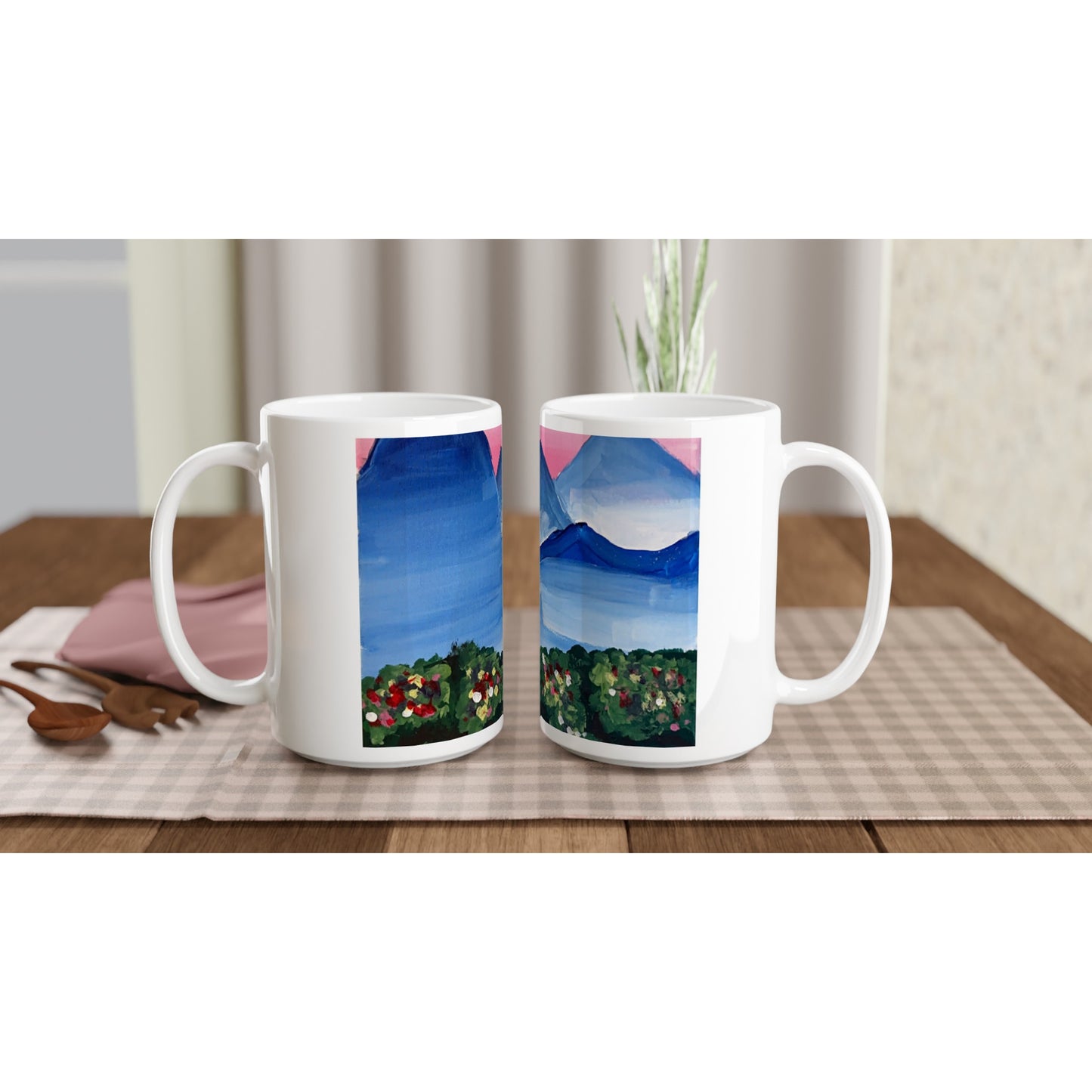 Changing Seasons - White 15oz Ceramic Mug