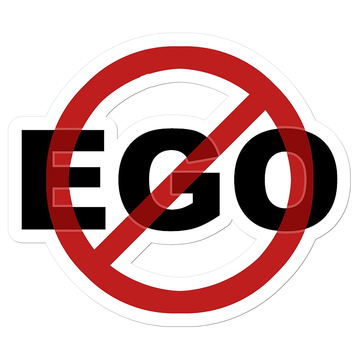 Play Without Ego Sticker